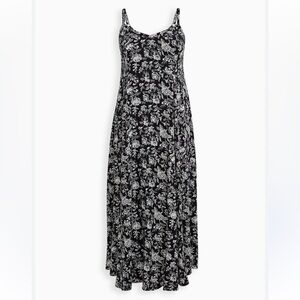 Torrid Maxi Challis Trapeze Dress NWT